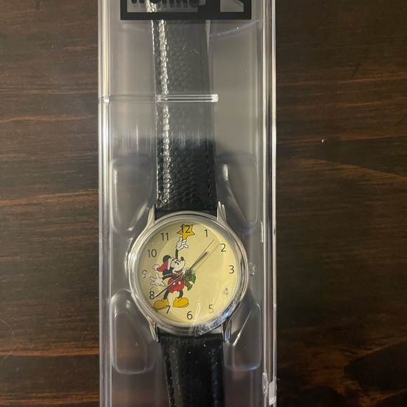 Vintage !! Disney Time Works~ Santa Mickey Mouse Watch Christmas Themed~ New! - Picture 2 of 6